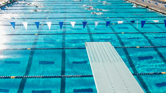 Swimming pool for trusted by swimming events and programs section